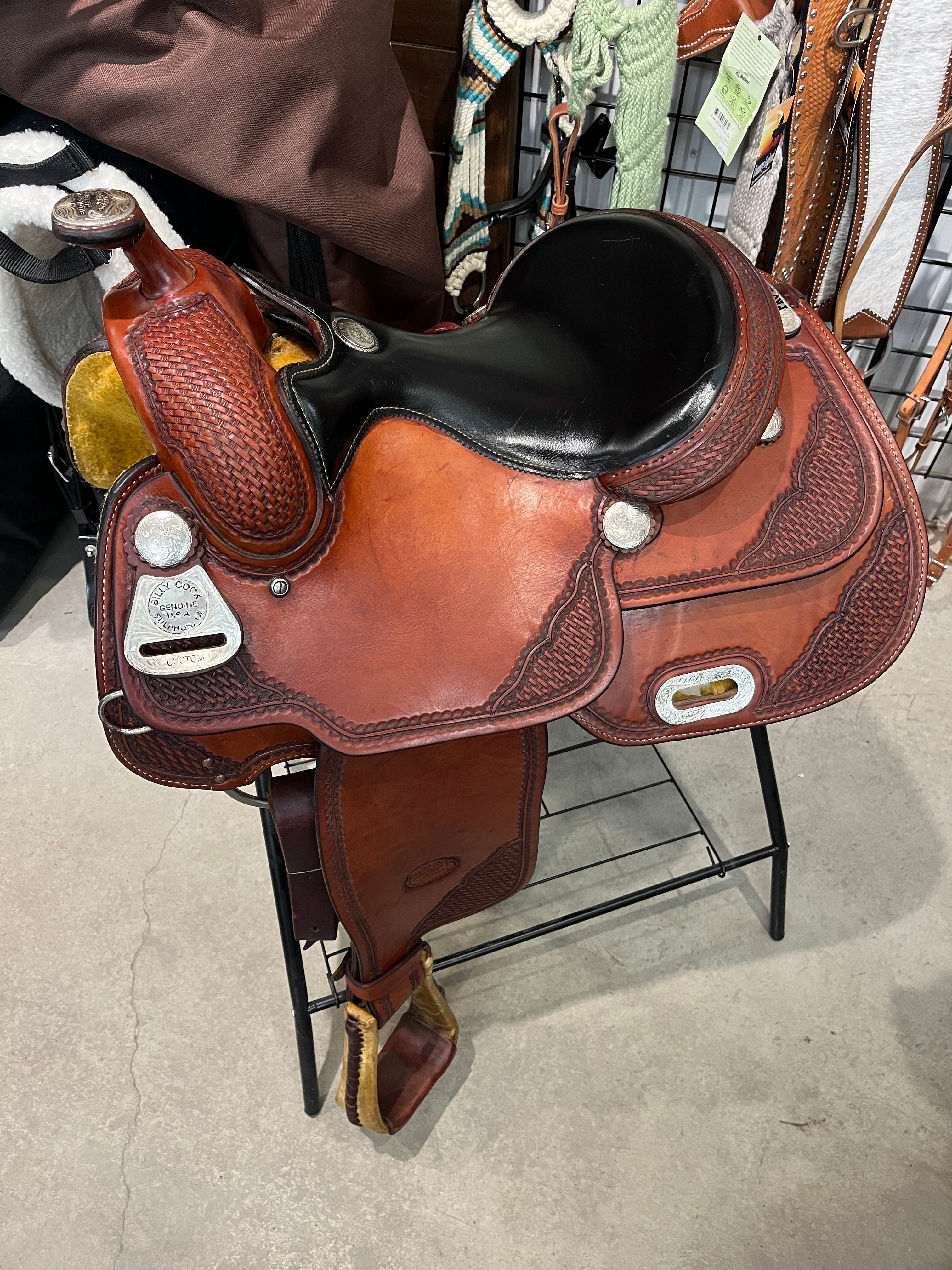 Selle western de reining - Billy Cook Pro Reiner