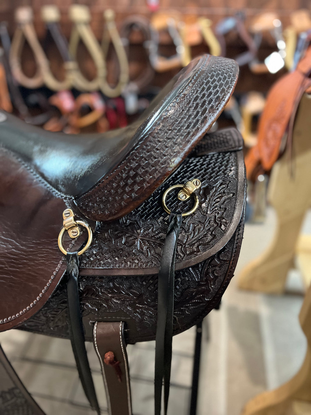 Selle western usagée - Double T