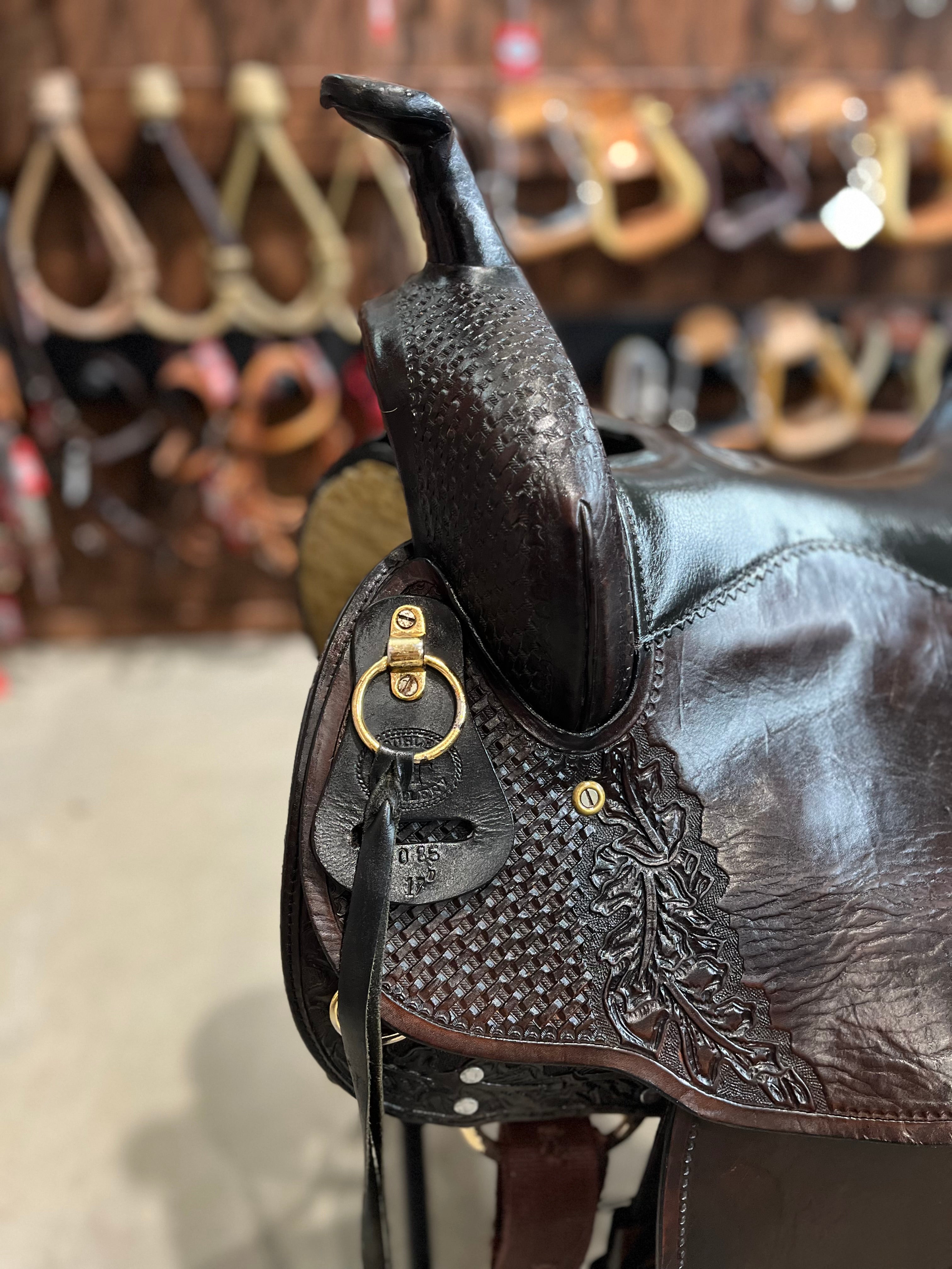 Selle western usagée - Double T