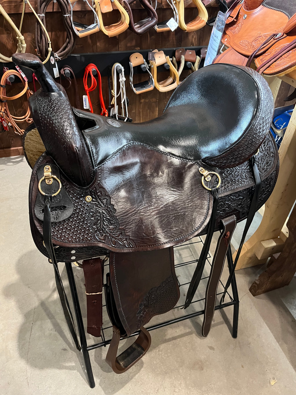 Selle western usagée - Double T