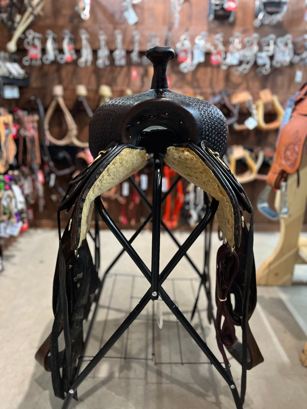 Selle western usagée - Double T