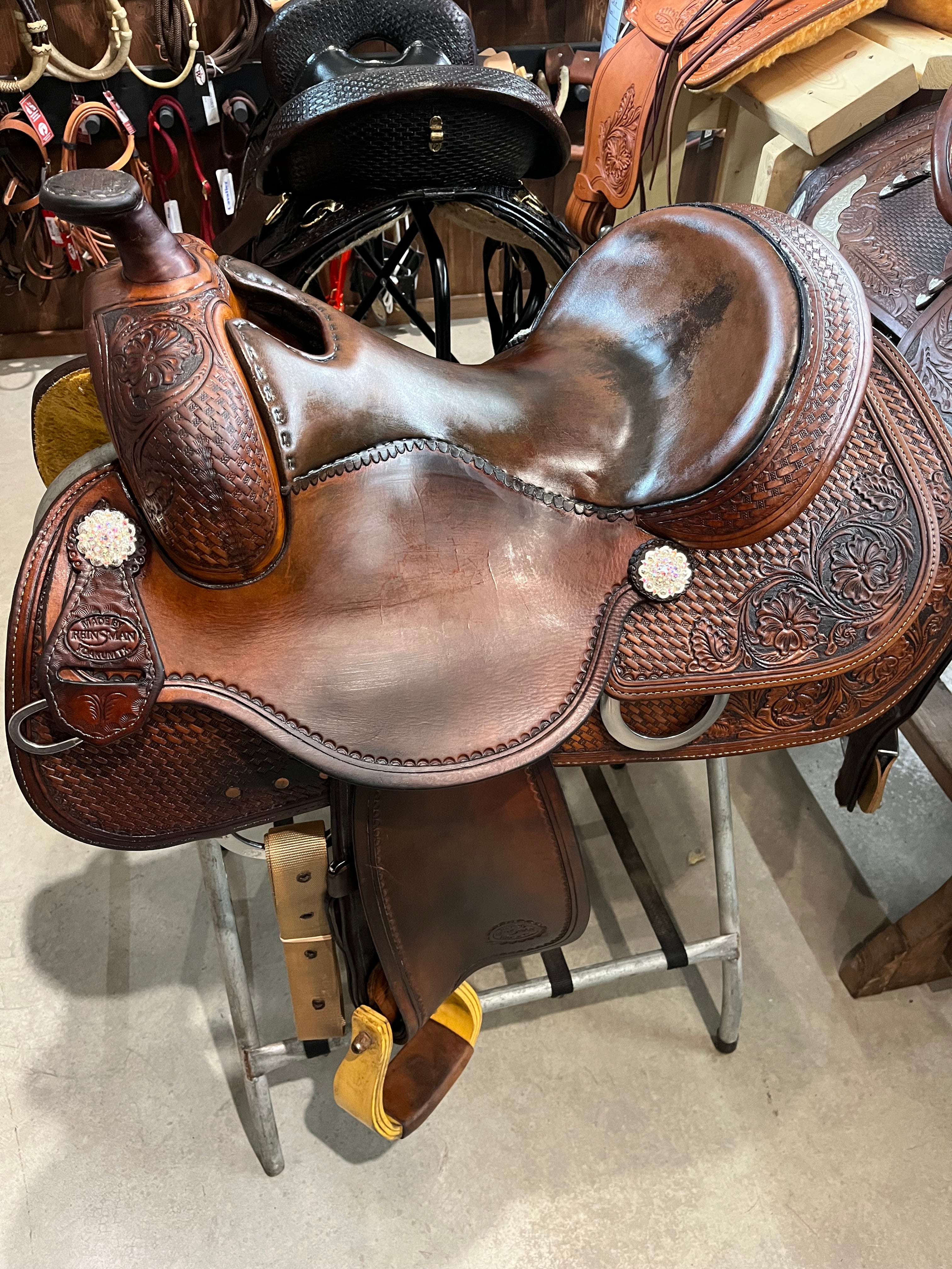Selle western de reining usagée - Reinsman