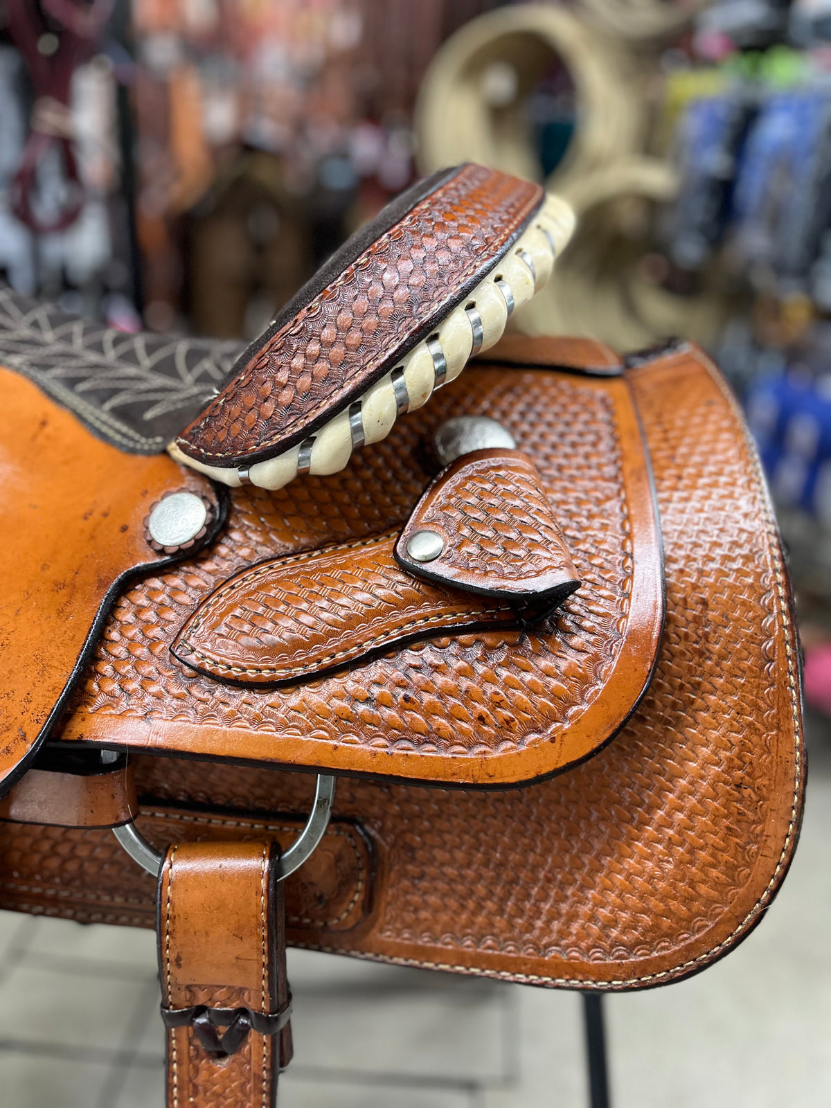 Selle Western Usagée de Roping - Billy Cook