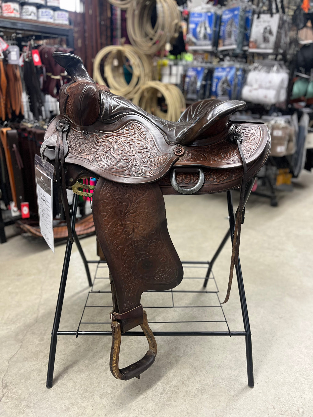 Selle Western Big Horn usagée