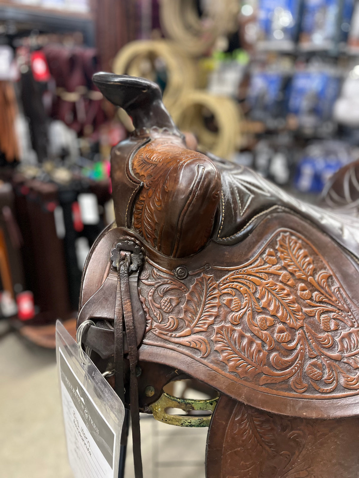 Selle Western Big Horn usagée