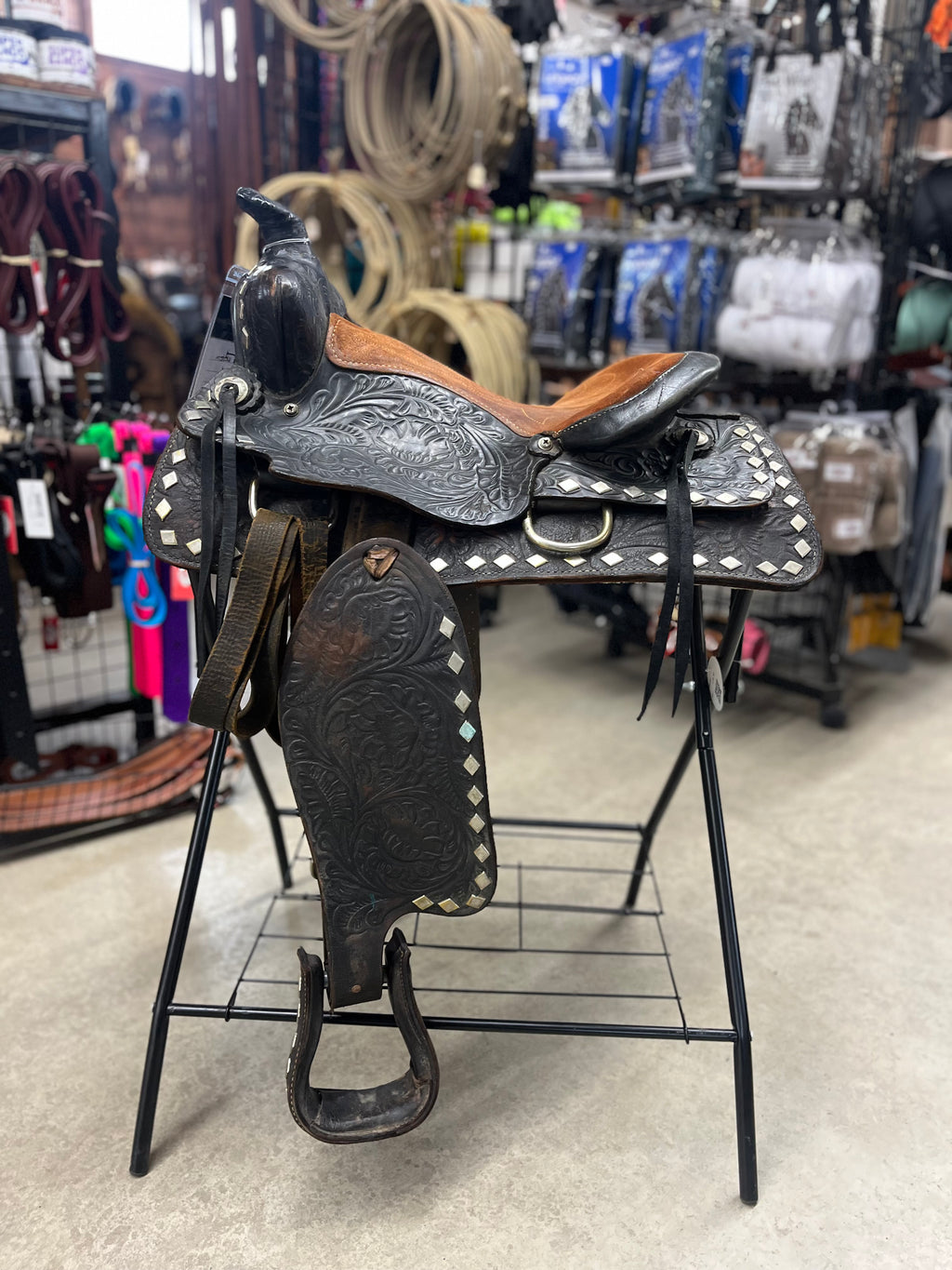Selle Western randonnée Usagée