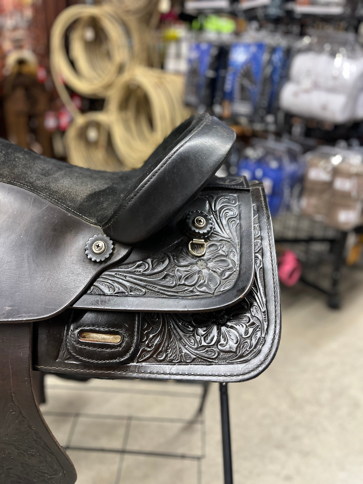Selle Western de randonnée - Western Rawhide Usagée