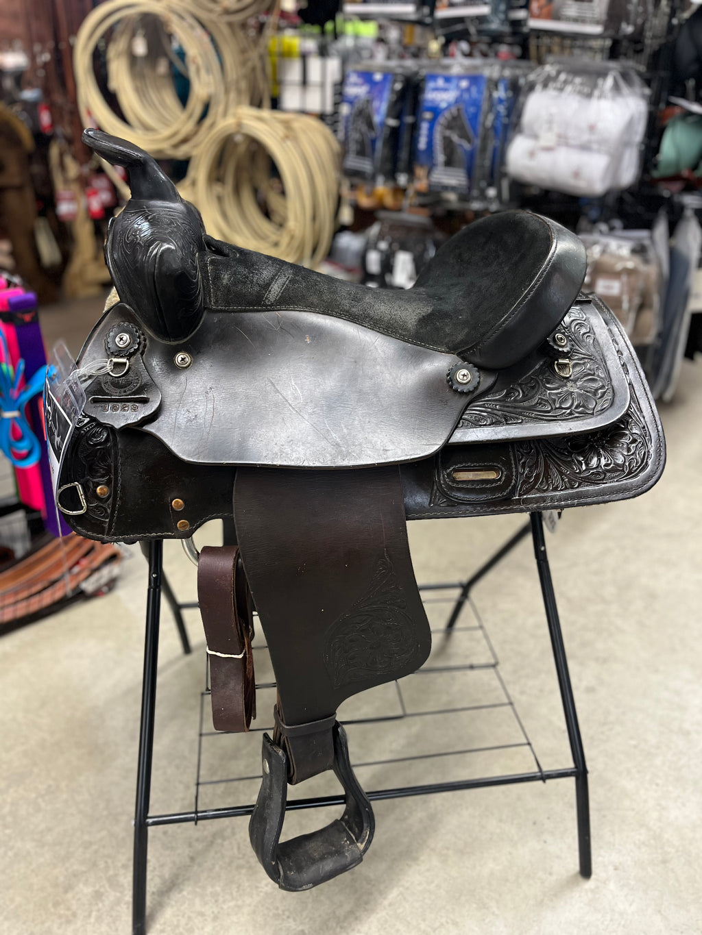 Selle Western de randonnée - Western Rawhide Usagée