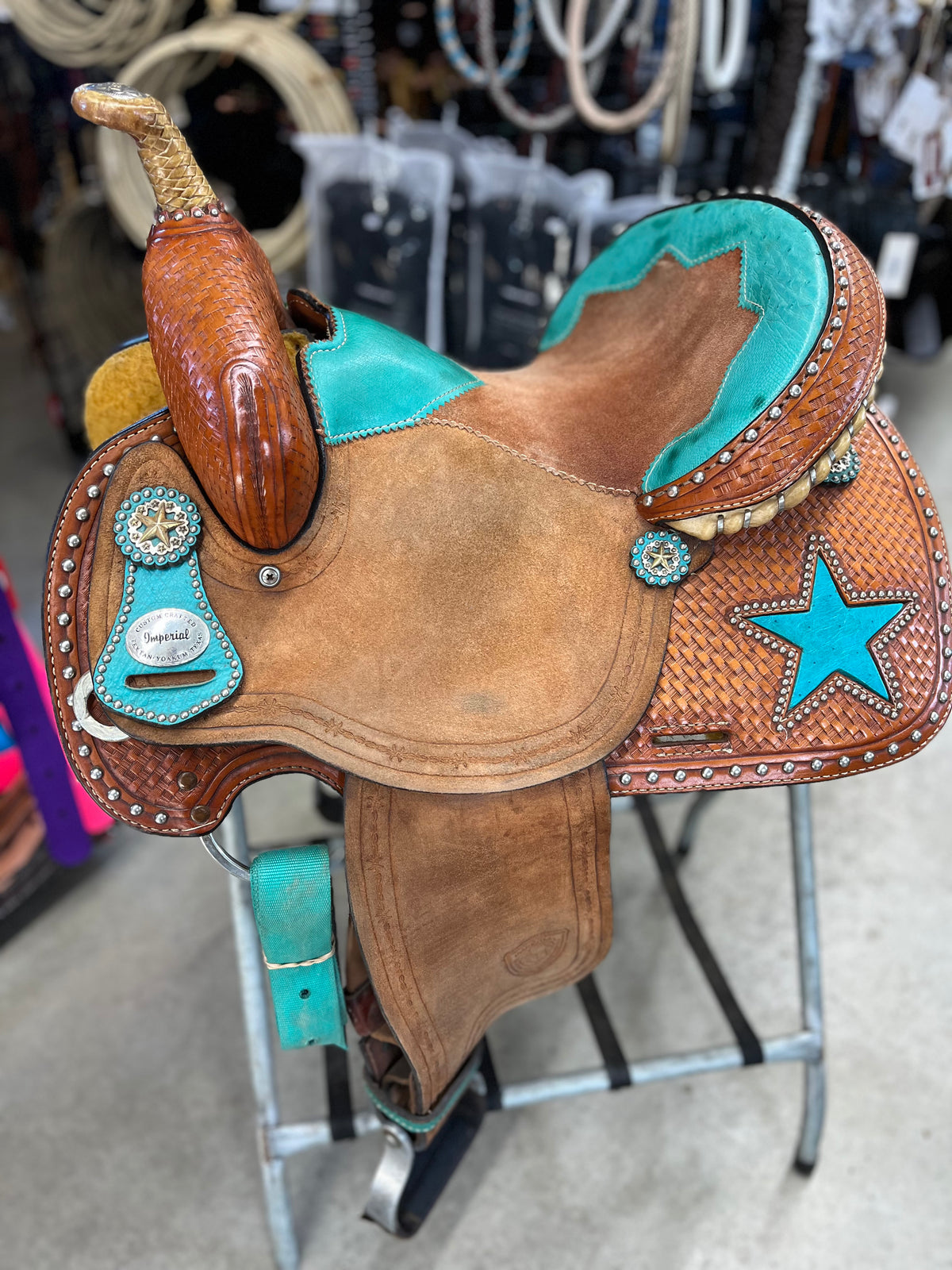 Selle Western de Baril - Impérial Textan