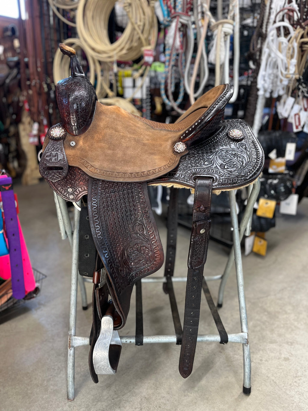 Selle Western de Baril - Bar H