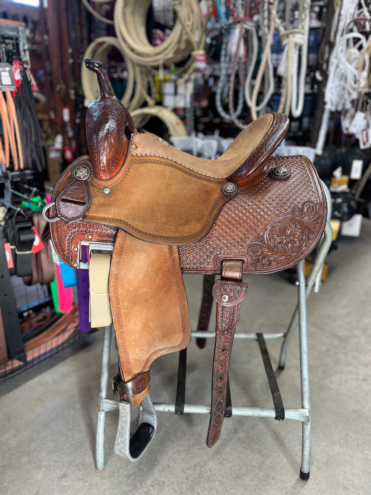 Selle Western de Baril Usagée - Martin Saddlery
