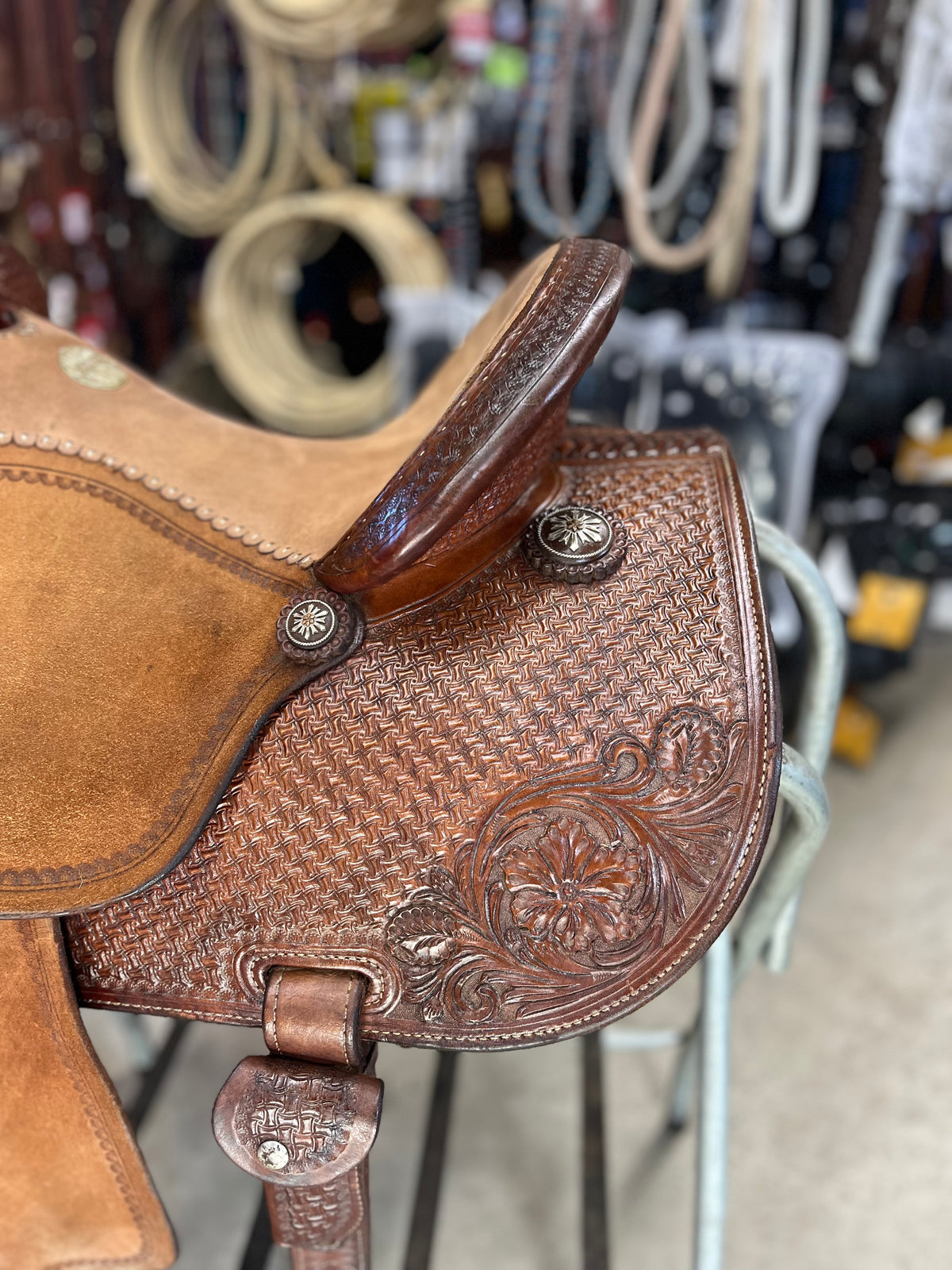 Selle Western de Baril Usagée - Martin Saddlery