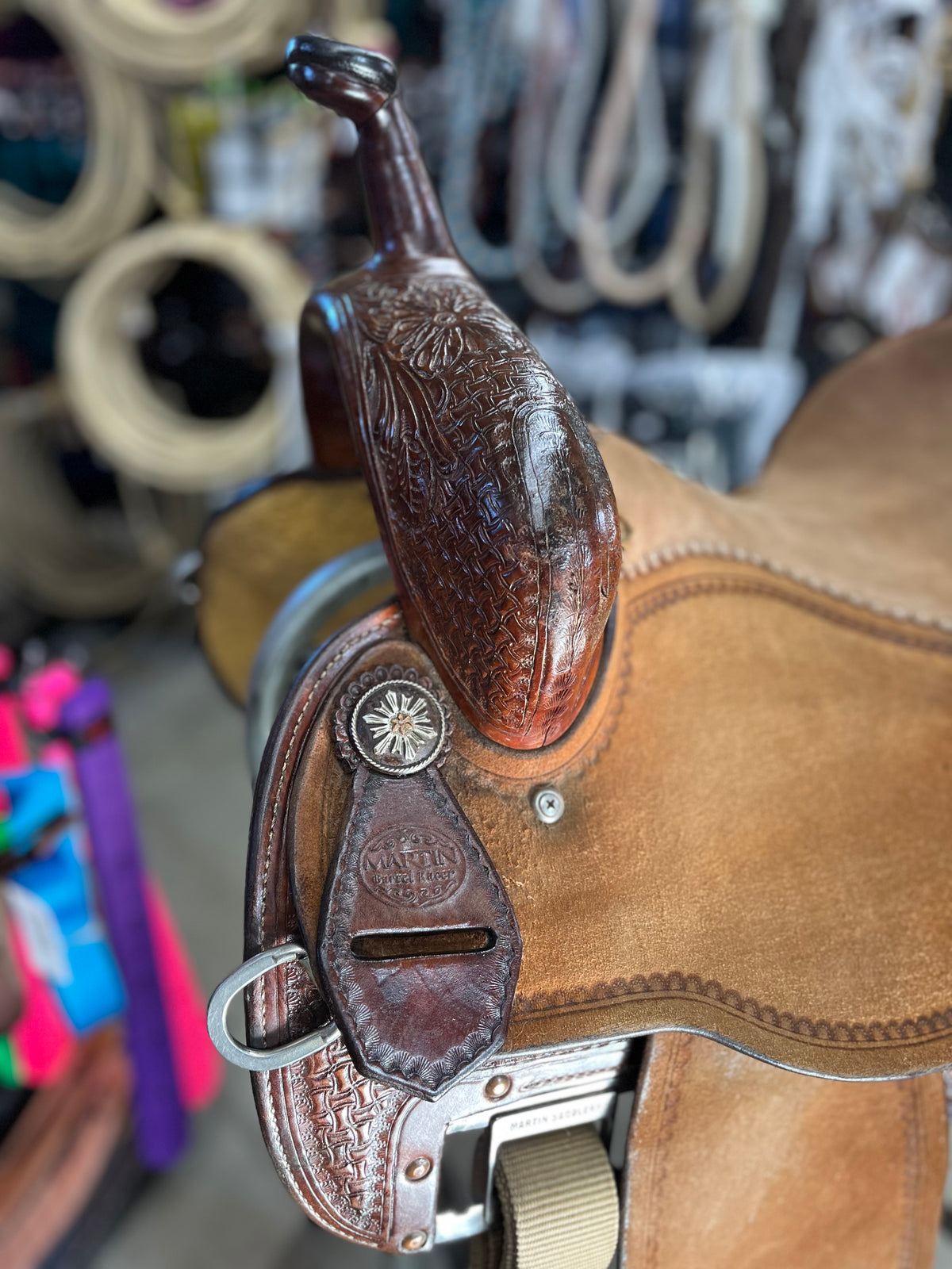 Selle Western de Baril Usagée - Martin Saddlery