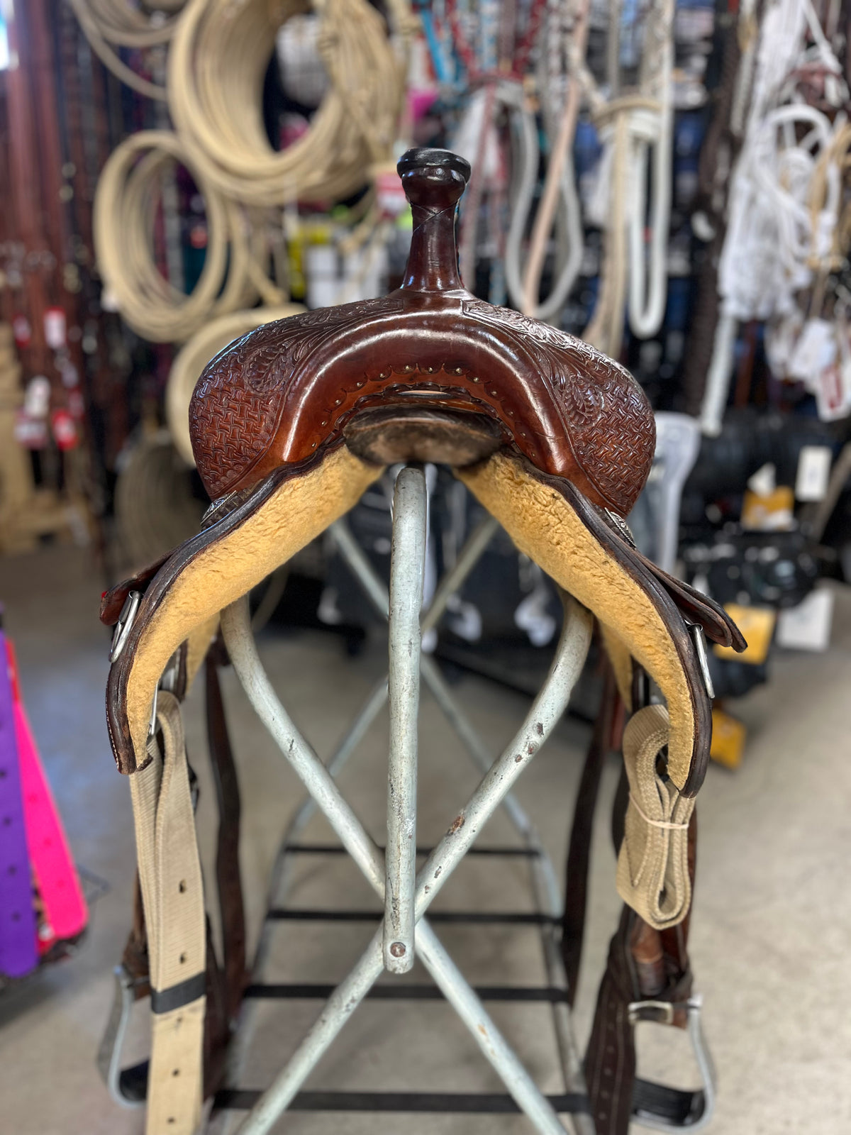 Selle Western de Baril Usagée - Martin Saddlery