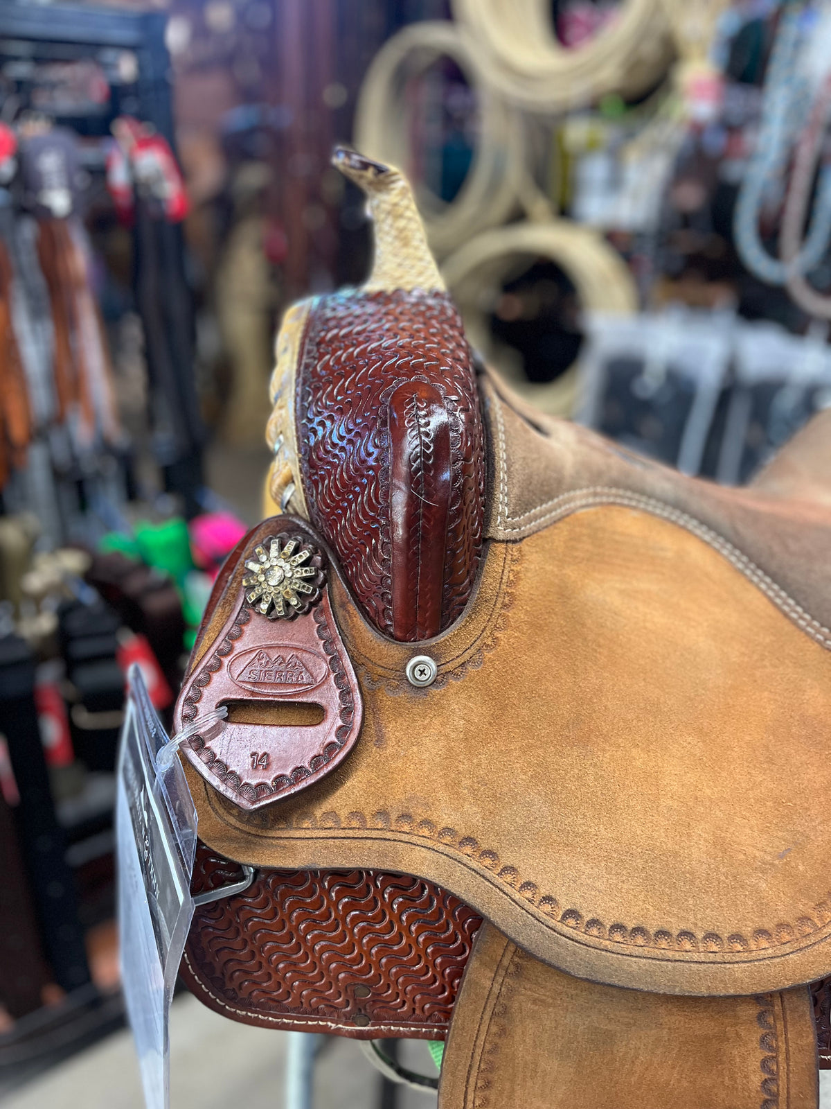 Selle Western de Baril Usagée - Sierra