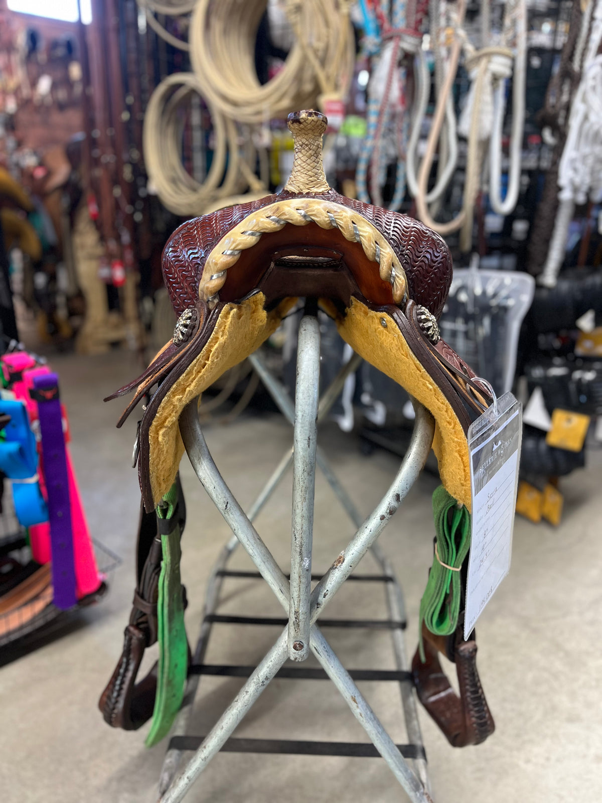 Selle Western de Baril Usagée - Sierra