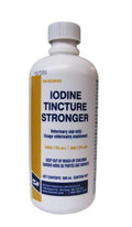 Flacon de 500ml d'iode à 7% de la marque Ger-Ryan, utilisé pour les soins et désinfectants.