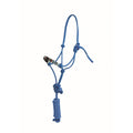 Licou en corde bleu Western Rawhide pour cheval, modèle Country Legend Cherokee avec longe, équipement équestre robuste et élégant