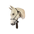 Licou en corde Western Rawhide avec motifs perlés, ajustable, parfait pour l’équitation ou le dressage.