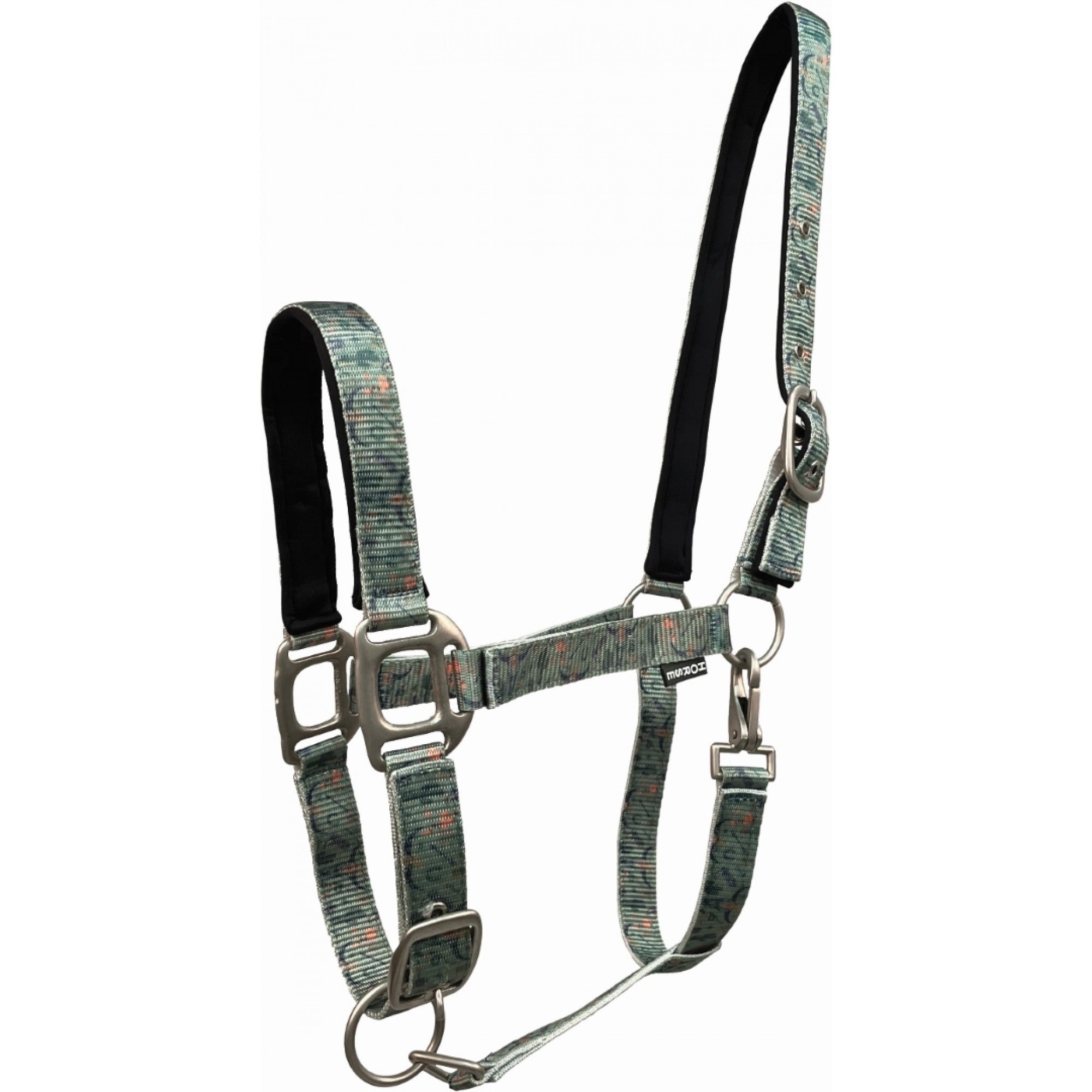 Licou Cactus Country Legend de Western Rawhide, en vert sauge, avec design robuste pour l'équitation et l'entraînement.