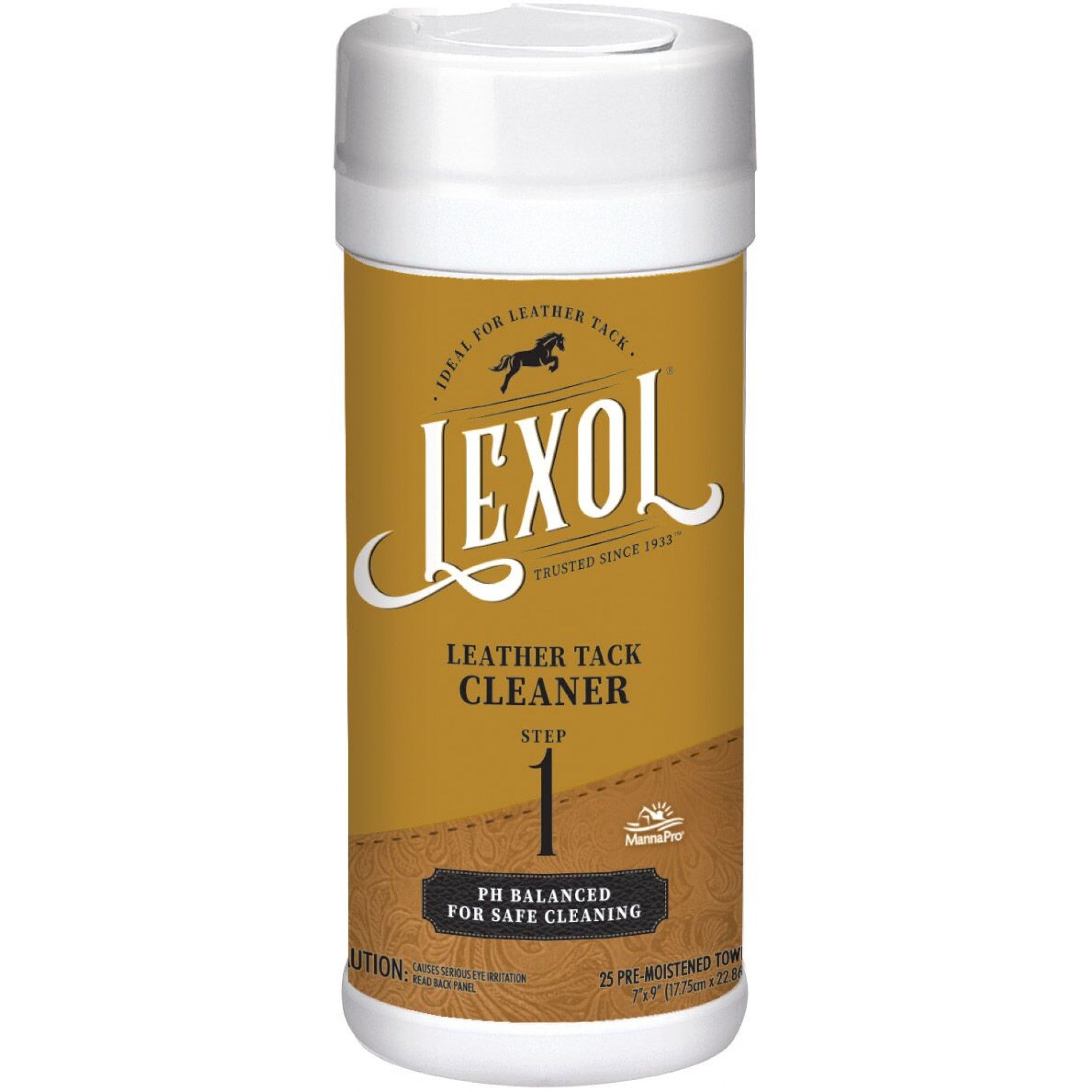 Lingettes nettoyantes Lexol Quick-Wipes de Western Rawhide, 25 par boîte, pour l'entretien et le soin des articles en cuir.