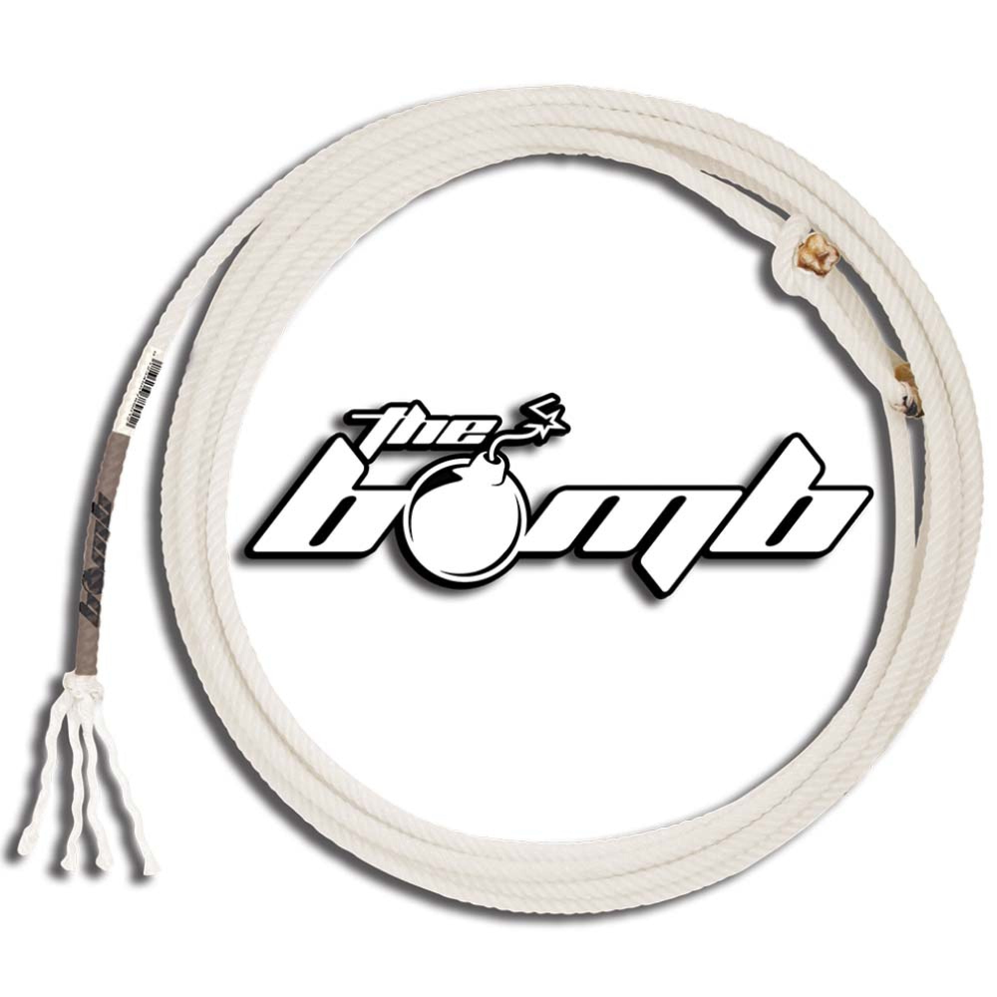Rope de talon à 4 brins Lone Star "The Bomb" de Western Rawhide, accessoire de style pour l'équitation western.