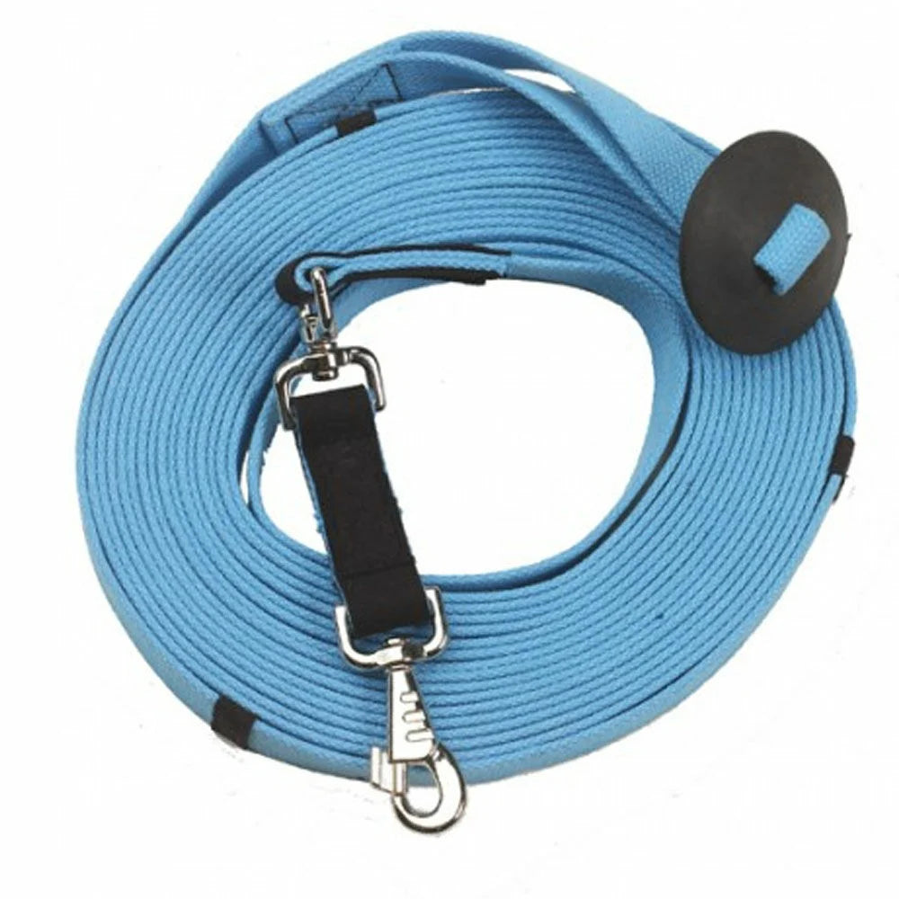 Longe Centaur en coton Cavalier, accessoire d'équitation solide avec boucle en métal, pour le contrôle et la sécurité du cheval.