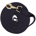 Longe cavalière avec mousqueton de 30 pouces de couleur marine, accessoire pour l'équitation de la marque Cavalier.