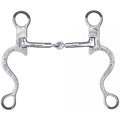 mors articulee sans pincement Western Rawhide, mors en acier inoxydable pour chevaux, articulation flexible et durable