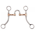 Mors de correction d'entraînement en acier inoxydable brossé de 5 pouces, pour bits Western Rawhide.