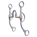 Mors de correction ÉQUI-BALANCED en acier inoxydable brossé de 5 1/8 pouces, équipement pour cheval de la marque Western Rawhide