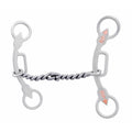 mors Emily Veillete Combo Gag Twist Doux 5 1/8 de Western Rawhide, mors pour chevaux avec design en acier robuste