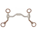 Mors futurité FG à port faible, articulé antique de 5 pouces, équipement de cheval Western Rawhide, design traditionnel et robuste