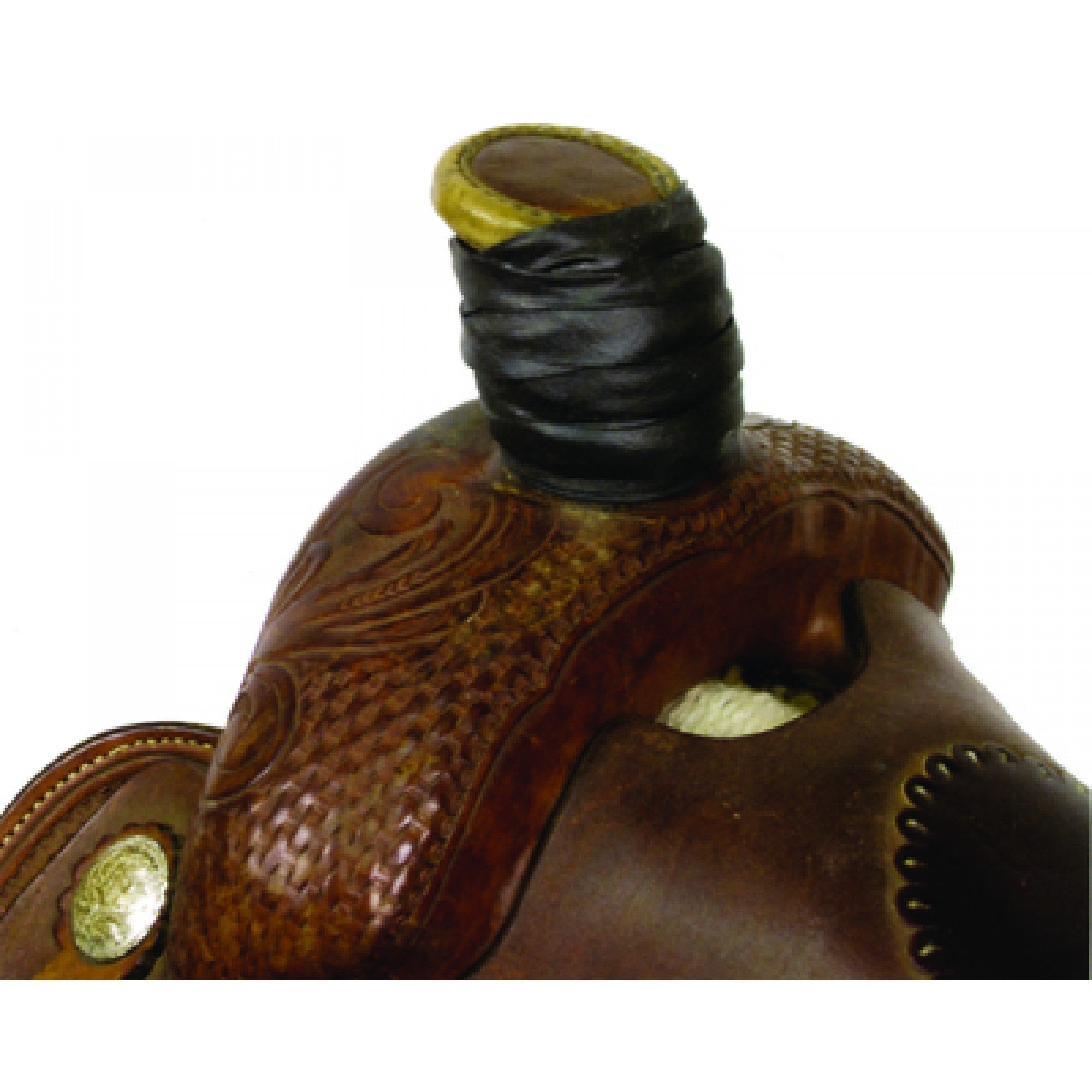 Ensemble de 12 bandes de 1" x 9" Mustang Dally Wraps en rawhide Western, accessoires pour équitation.