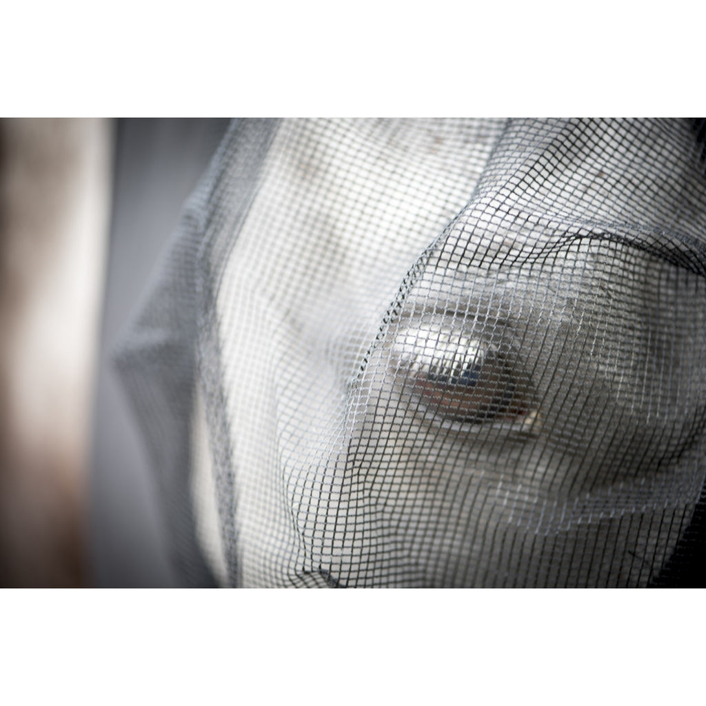 Masque anti-mouches en lycra EQUI-SKY avec oreilles, accessoire Western Rawhide pour la protection contre les insectes.