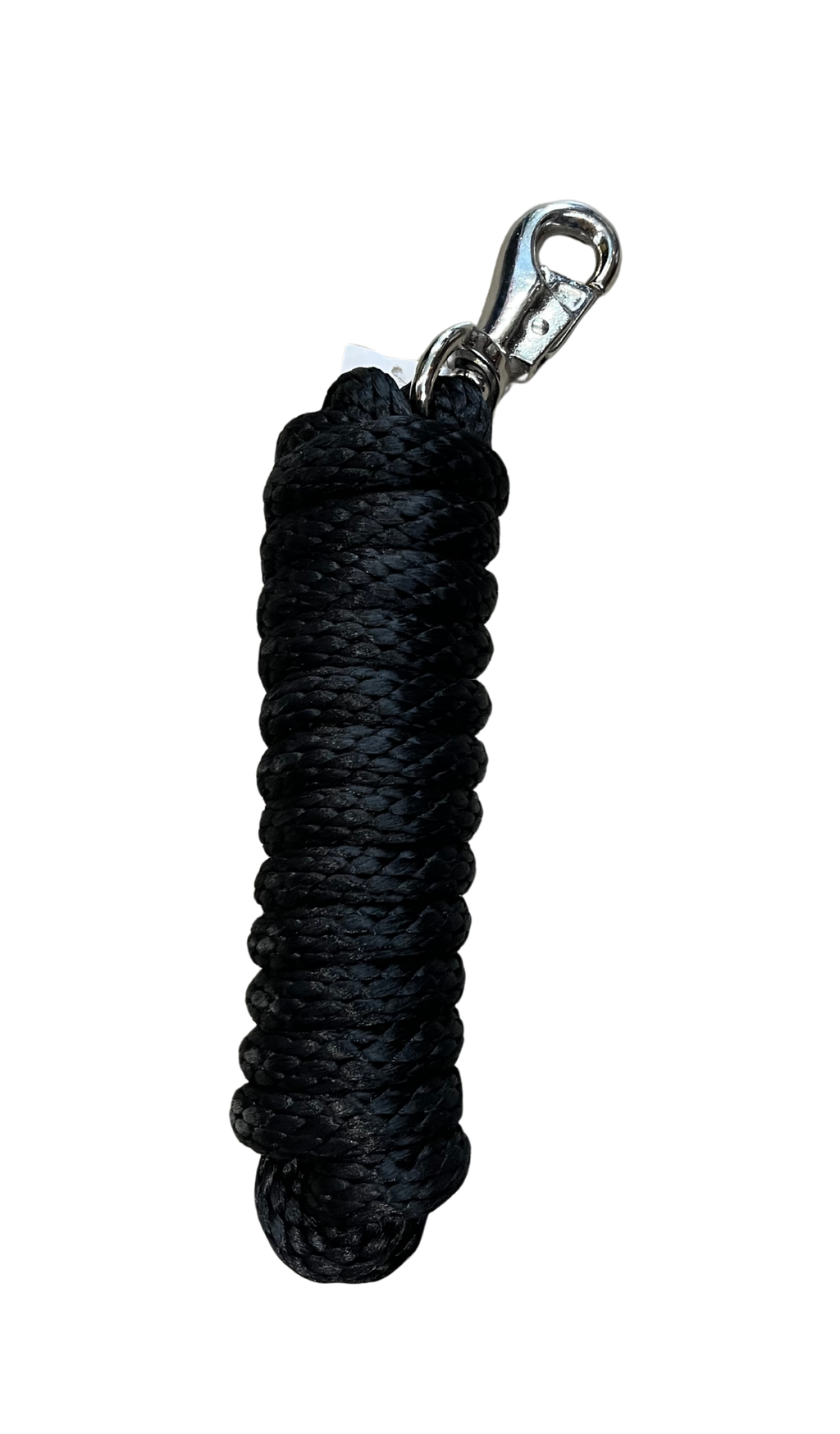 Laisse en nylon noir avec attache Bull de 10 pieds de la marque Western Rawhide pour chevaux.