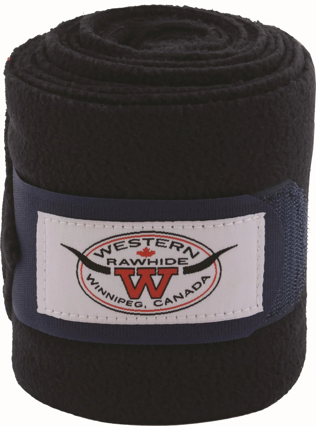 Équipement de cheval Polo Deluxe Western Rawhide en marine, anti-pilling, robuste et confortable pour le travail équestre.