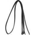 Rênes séparées Western Rawhide avec motif basket, brun foncé, équipement de cheval pour le dressage et la monte.