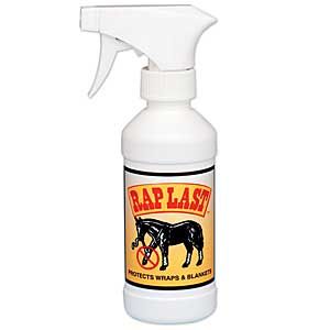 Bouteille de 8 oz de soins Rap Last de la marque Ger-Ryan, liquide pour cheveux, en flacon transparent.