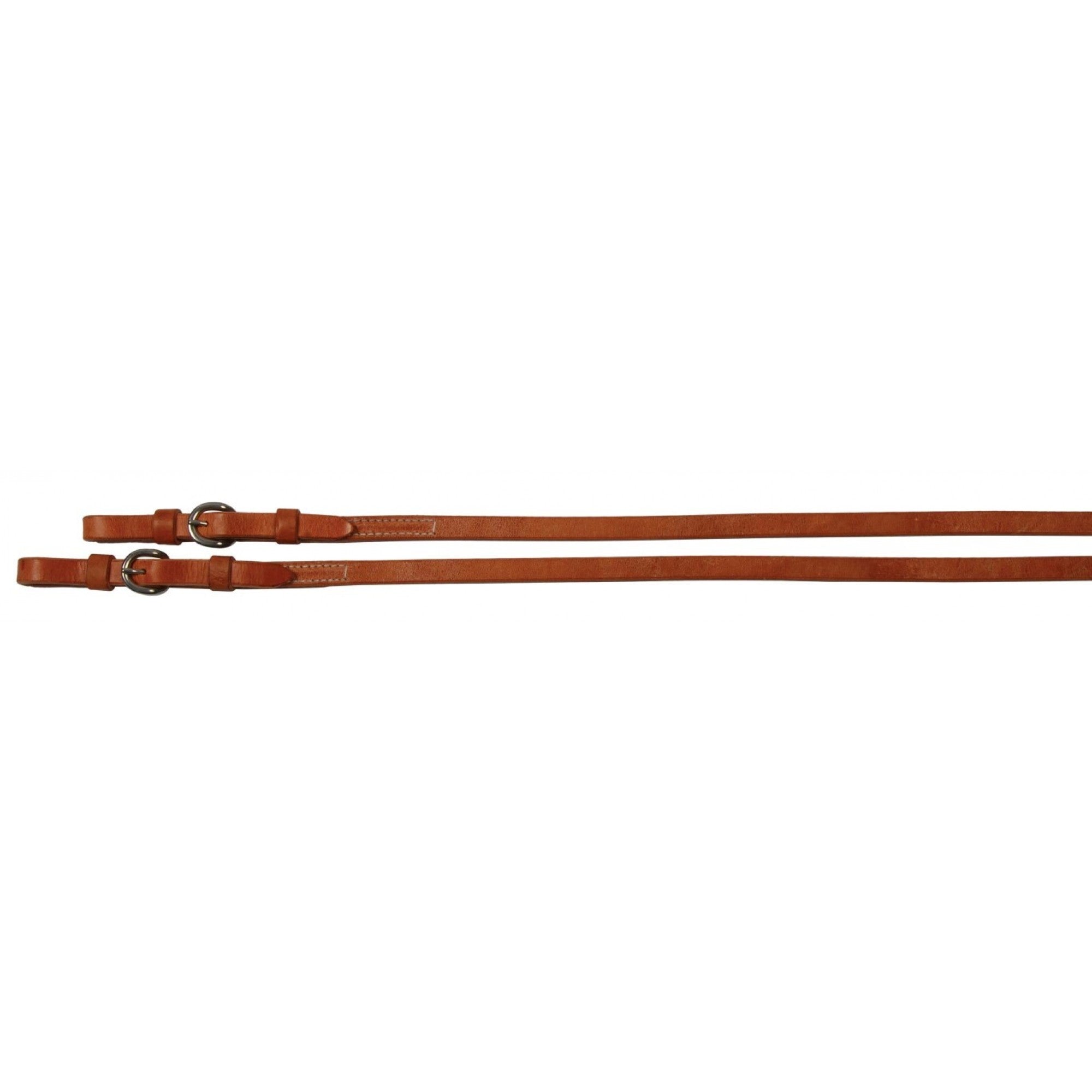 Rênes en cuir brut Western Signature pour harnais avec boucle - 5/8 pouce x 7' - 7' 11''