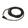 Rênes mecate noires Western Rawhide de Jim Taylor pour bosal, en cuir robuste et tressé, pour l'équitation western.