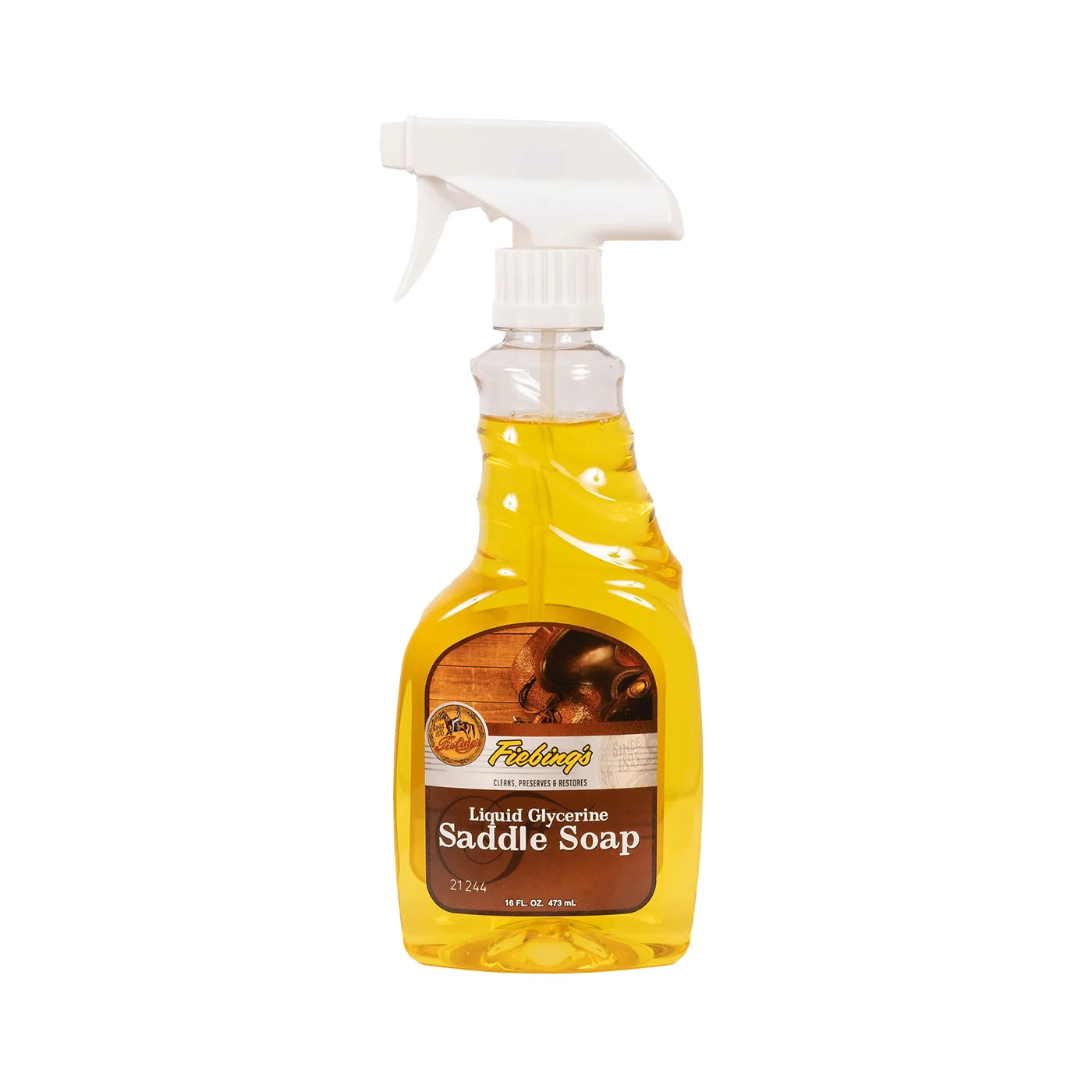 Savon liquide à la glycérine pour selles Western Rawhide, flacon de 473 ml, soins doux pour la peau et l'hygiène.