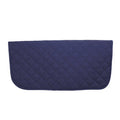 Sous-tapis de selle matelassé Western Rawhide, marine, 30" x 30", équipement de cheval pour confort et protection.