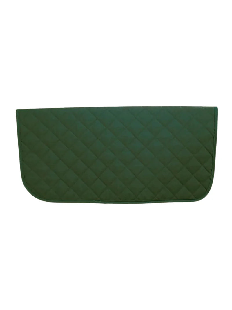 Sous-tapis de selle matelassé vert forêt pour équipement de cheval, 30" x 30" de la marque Western Rawhide.