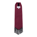 Sac à queue rouge Cashel d'Equibrand, accessoire équestre en cuir avec boucle robuste, utilisé pour attacher la queue du cheval.