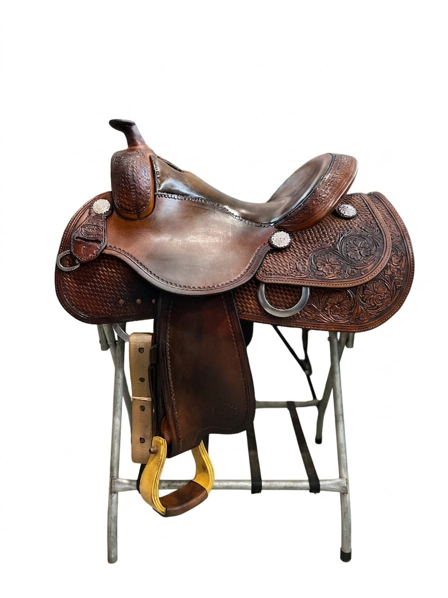 Selle western de reining usagée - Reinsman