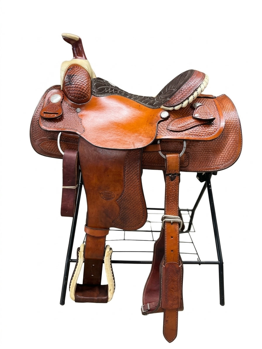 Selle Western Usagée de Roping - Billy Cook