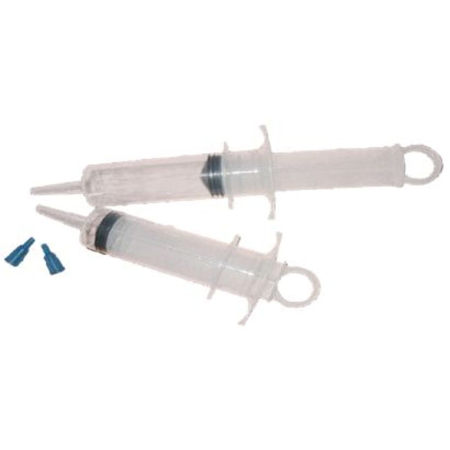 Seringue pour chevaux America's Acres SureGrip 60cc de Centurion Supply, outil de soins équestres avec poignée antidérapante.