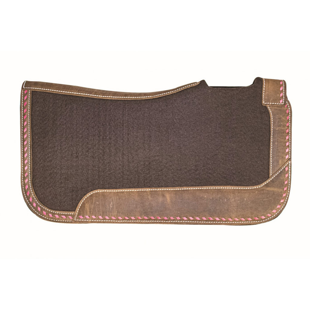 Tapis en feutre brun foncé Western Rawhide de 27x30 pouces, image montrant la texture douce et robuste du tapis.