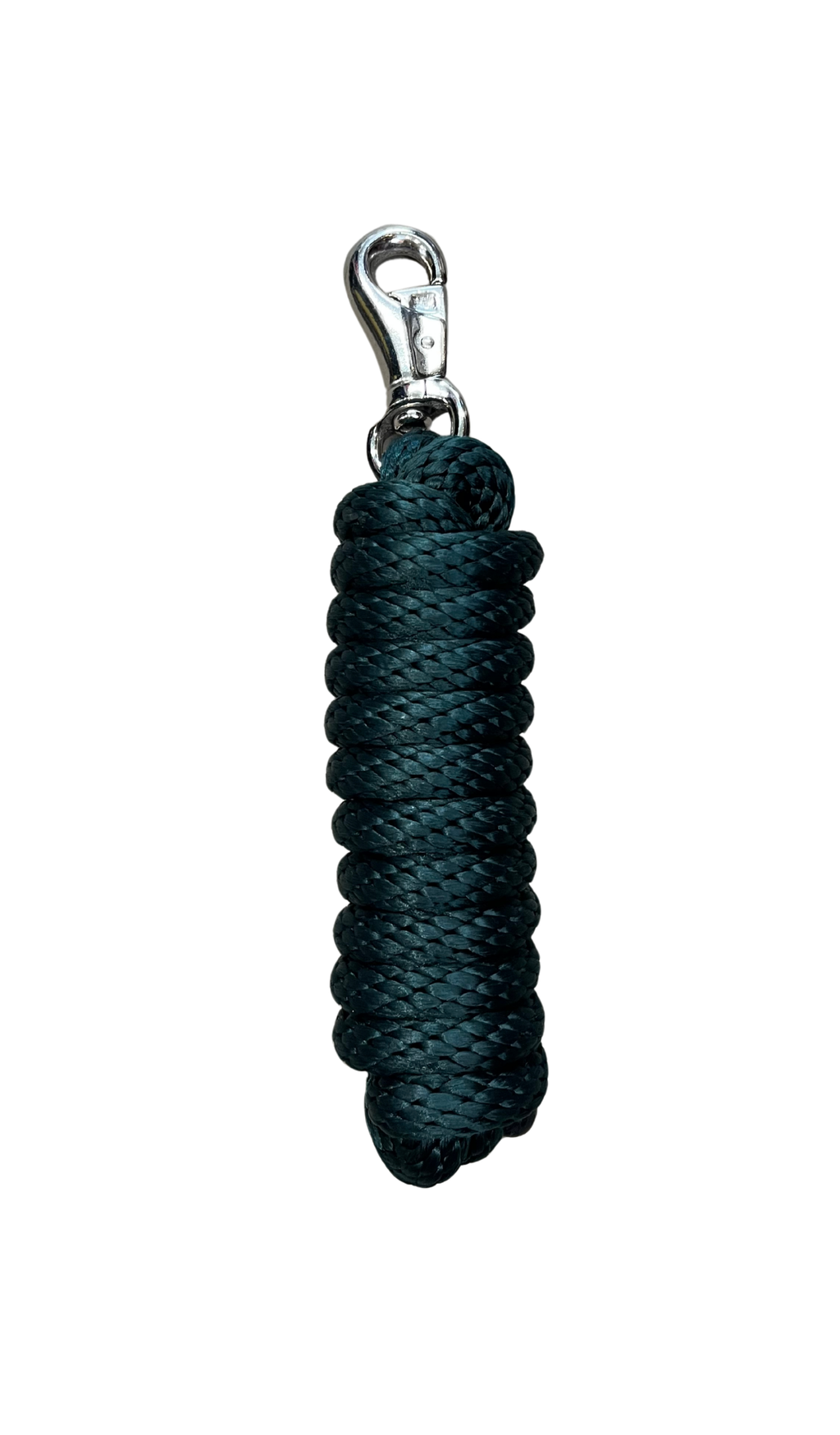 Laisse en nylon vert forêt avec attache Bull de la marque Western Rawhide, 10 pieds, pour licols et éducation équine.